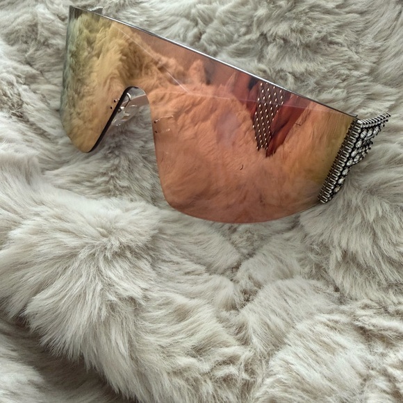 Fendi Accessories - Fendi Crystal Shield Sunglasses,